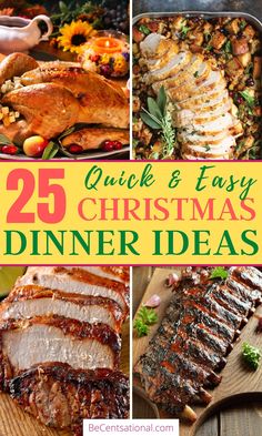 25 quick and easy christmas dinner ideas