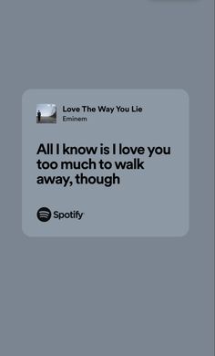 Love The Way You Lie Aesthetic, Love The Way You Lie, Spotify Songs Lyrics, Eminem Song Quotes, Spotify Lyrics Love, Love The Way You Lie Lyrics, Eminem Spotify Lyrics, Popular Song Lyrics, Eminem Lyrics