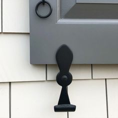 a door handle on the side of a house