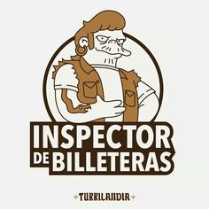 an image of a man with glasses on his head and the words inspection de billeteras