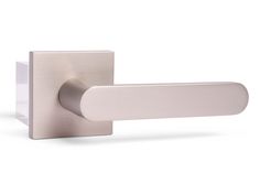 an image of a door handle on a white background with clippings to the left