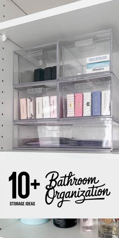 bathroom organization Sleek Decor, Bathroom Top, Storage Hacks, Clever Storage