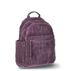 The 90s corduroy trend is having a moment. If you want to get in on the look, this Corduroy Backpack from No Boundaries is just what you need to ease into your everyday routine(s). Whether youre off to class, headed to work, or getting out of town, this trendy backpack makes a handy travel partner. Youll be prepared for any adventure with its multiple compartments spacious enough to keep your essentials (keys, phone, wallet) organized plus some e carry some additional on-the-go gear on hand. We Travel Rucksack, Trendy Backpacks, College Backpack, Wallet Organization, Cute Backpacks, Small Backpack, Mini Backpack, Black Backpack, Handbag Backpack