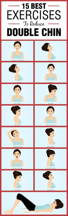 a woman doing exercises to reduce her hair