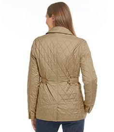 #LLBean: Quilted Riding Jacket Classic Fitted Quilted Jacket For Winter, Classic Quilted Outerwear For Cold Weather, Fitted Quilted Jacket With Padded Collar For Work, Fitted Quilted Outerwear For Work, Quilted Fitted Outerwear For Work, Fitted Quilted Outerwear For Cold Weather, Riding Jacket, Cold Weather Outfits, Ll Bean