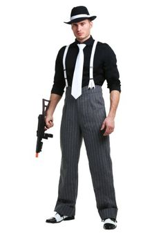 Mafia Boss Outfit Men, Mafia Costume, Cabaret Party, Gangster Suit, 1920 Party, Mafia Dress, Gangster Outfit, Look Gatsby, 20s Costume