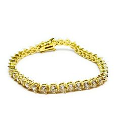 18K Gold Plated Cubic Zirconia Heart Tennis Bracelet 7.25” Length5MM Cubic Zirconia AAA Quality Cubic Zirconia Lead and Nickel Free Gift Box Included..Express Shipping Options Are Available Message Us For Details 100% SATISFACTION GUARANTEE! - 100% no-questions-asked, you'll-totally-love-it-or-you-get-all-your-money-back guarantee. we want you to be happy with your purchase! If there is a problem with your product we would love the chance to make it right. If you have simply changed your mind, p Elegant Cubic Zirconia Heart Bracelet, Elegant Round Heart Bracelet With Cubic Zirconia, Elegant Round Cubic Zirconia Heart Bracelet, Formal Cubic Zirconia Heart Bracelet, Formal Heart-shaped Cubic Zirconia Bracelet, Dazzling Gold Bracelet With Brilliant Cut For Gift, Dazzling Gold Bracelet As Gift, Diamond White Gold Bracelet With Prong Setting Gift, Luxury Heart Bracelet With Diamond Accents For Formal Occasions