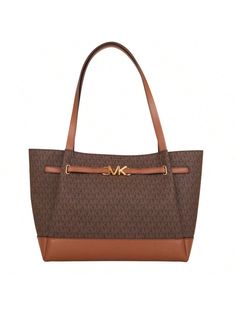 Logo-print canvas Snap fastening Gold-tone hardware Interior details: back zip pocket, front slip pocket Unlined 16.5W X 10H X 7D Handle drop: 10Michael Kors Reed Large Tote Shopper Bag Brown Casual,Fashionable    Colorblock,All Over Print Shoulder Tote Bag   Women Bags, size features are:Bust: ,Length: ,Sleeve Length: Brown Coated Canvas Bag With Metal Hardware, Shoulder Tote Bag, Shopper Bag, Kids Beachwear, Womens Tote, Bag Women, Shoulder Tote, Large Tote, Sports Equipment