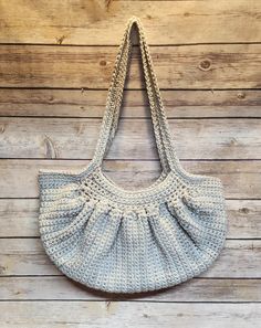 Crochet shoulder bag Crochet Shoulder Bag, Purses And Handbags, Handbags, Shoulder Bag, Crochet, Silver