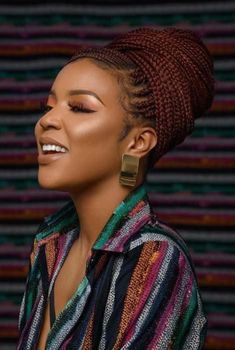 Burgundy Box Braids, Braids Styling, Braided Updos, Black Hair Updo Hairstyles, Photoshoot Backdrops, Braids Ideas, Wedding Updos, Try On Hairstyles, Box Braids Hairstyles For Black Women