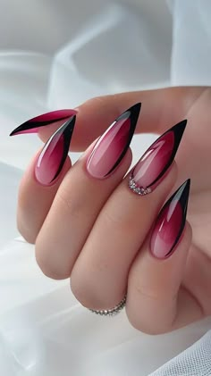 💅🏾​ nail designer / unha stiletto / unha amendoa / manicure / unha fibra de vidro / unha de acrigel California Nails, Birthday Nail, Wiccan Art, Fall Acrylic, Blush Nails, Almond Nails Designs, Diy Nail Art, Stick On Nails