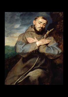 St. Francis of Assisi - Holy Card by Museum Classics - Trinity Stores St Francis Assisi, St Francis Of Assisi, Francis Of Assisi, Artwork Display, St Francis, Museum Art, Art