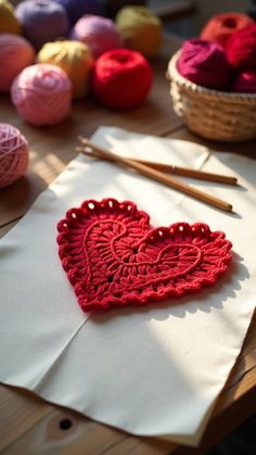 Crochet Heart Crochet Heart Patterns, Heart Ideas, Crochet Hearts, Heart Crochet, Crochet Heart Pattern, Heart Projects, Adorable Crochet, Crochet Heart, Beautiful Crochet