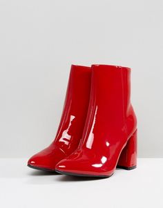 How To Style Red Accessories For Autumn - Inthefrow Red Heel Boots, Dr Shoes, Red Vinyl, Red Accessories, Ladies Sandals, Prom Heels, Red Boots, Aesthetic Shoes, Red Heels