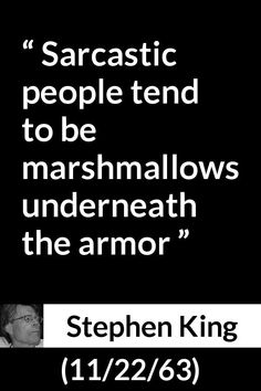 stephen king quote about perseplement with black background and white text on it