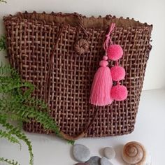 Three Color Straw Bag Charm Tote Tassel Beach Bag Charm | Etsy Trendy Beach Straw Bag With Tassels, Trendy Beach Bag With Tassels, Trendy Tassel Beach Bag, Casual Straw Bag With Tassels For Vacation, Bohemian Brown Beach Bag For Gift, Beach Season Tassel Beach Bag, Spring Rectangular Straw Bag With Tassels, Summer Straw Bag With Tassels For Beach, Brown Fringed Beach Bag