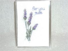 #personalizedgift #motherdaygift #CrossStitchWords #CrossStitchQuotes #custommagnets #fridgemagnets #FlowerMagnets #crossstitchmagnet #flowercrossstitch #Mother'sDaypresent #HandmadeMothersDay #lavenderembroidery #lavender Lavender Cross Stitch, Cotton Anniversary, Dmc Embroidery Floss