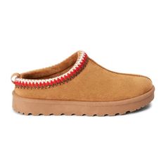 Vegan, slipper-inspired mule with stitch detailing. Synthetic suede upper Manmade outsole 1.25 in / 3.18 cm platform Synthetic suede lining Padded insole Slip-on style Whole sizes only; for 1/2 sizes, order next size up. Winter Wishlist, Casual Slippers, Pull Tab, Relaxed Style, Mule, Cognac, Perfect Pair, Faux Suede, Contemporary Design