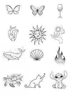 an image of different types of tattoos