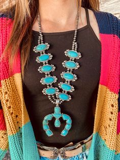 Western Style Beaded Turquoise Necklace, Southwestern Turquoise Lariat Necklace, Adjustable Southwestern Turquoise Necklace, Adjustable Western Style Turquoise Necklace, Adjustable Western Turquoise Necklace, Adjustable Hand-strung Turquoise Necklace, Turquoise Stone Jewelry, Pearl Beading, Jewelry Stones