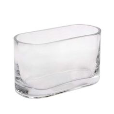 an empty glass on a white background