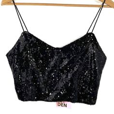 Questions? Leave A Comment Below! See Photos For Details. Sooo Cute And Fun This Summer! Sequin Bustier, Black Sequins, See Photo, This Summer, Sequin, Crop Top, Womens Tops, Crop Tops, Collage