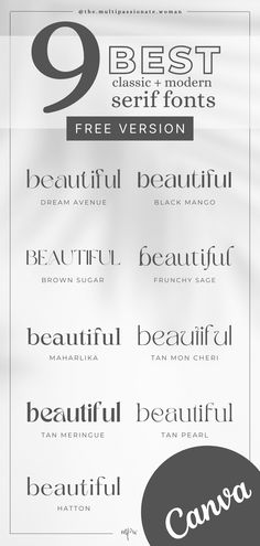 the top ten font styles for your website