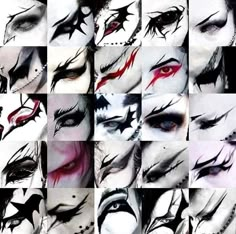 Vkei Makeup, Eyeliner Ideas, Corpse Paint