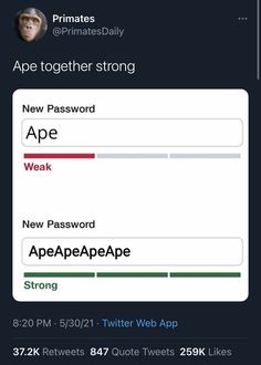 an iphone screen with the text app together strong, new password and appleapp