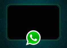 a green and black background with a phone icon