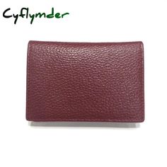 Cyflymder Customized Men Cow Genuine Leather Business Card Holder Women Bifold Credit Case Coin Burgundy Wallet With Card Slots For Daily Use, Burgundy Wallets With Card Slots For Daily Use, Burgundy Bifold Wallets With Card Slots, Burgundy Bifold Wallet With Card Slots, Classic Burgundy Wallet With Card Slots, Classic Burgundy Wallets With Interior Card Slots, Classic Burgundy Wallet With Interior Card Slots, Classic Burgundy Wallet For Business, Formal Burgundy Wallets With Card Slots