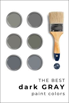 the best dark gray paint colors