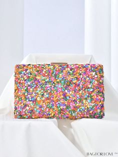 BagForLove - Elegant Rhinestone Shell Mini Box Bag with Chain - Ideal Bridal Purse for Weddings, Proms & Events Product Description Color Multicolor Details Rhinestone Magnetic No Strap Type Chain Bag Size Mini Style Minimalist Pattern Type Plain Type Box Bag Closure Type Kiss Lock Material Shell Composition 100% Polyester Size Chart INCH CM Bag Height Bag Length Bag Width Strap Length 4.7 inch 7.9 inch 1.8 inch 47.2 inch Bag Height Bag Length Bag Width Strap Length 12 cm 20 cm 4.5 cm 120 cm Details Pictures Similar Products h2 { text-align: center; } /* æ¢è¡ */ li{ white-space: normal; word-break: break-all; word-wrap: break-word; } .red-box { width: 100%; display: flex; flex-direction: row; flex-wrap: wrap; justify-content: center; } .red-box > div { width: 190px; height: 250px; margin Multicolor Rhinestone Evening Bag For Party, Multicolor Rhinestone Evening Bag For Events, Multicolor Rectangular Evening Bag For Parties, Multicolor Rectangular Clutch With Rhinestones, Multicolor Rectangular Evening Bag With Rhinestones, Multicolor Rhinestone Rectangular Evening Bag, Multicolor Rectangular Evening Bag For Events, Multicolor Rhinestone Clutch For Gift, Multicolor Rhinestone Clutch As Gift