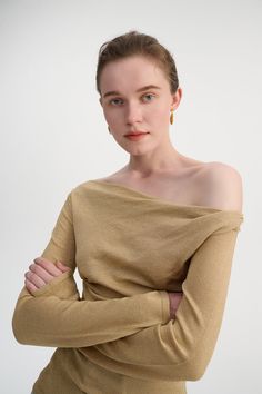 Convertible off-shoulder sweater – Ancosti Chic Fine Knit Party Top, Chic Party Fine Knit Tops, Chic Knit Top For Evening In Fall, Chic Evening Knit Top For Fall, Chic Knit Top For Fall Evening, Elegant Asymmetrical Tops For Fall, Chic Off-shoulder Knit Top, Knit Tops For Evening In Fall, Chic Knit Top For Evening