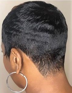 Tapered Pixie, Short Black Haircuts, Black Women Short Hairstyles, Short Sassy Haircuts