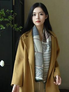 SPECIFICATIONSBrand Name: VarleaerApplicable Season: winterMaterial: SilkMaterial: CASHMEREGender: WOMENFeature: Keep warmDepartment Name: ADULTApplicable Scene: OUTDOORStyle: fashionPattern Type: PrintScarves Length: 135cm-175cmOrigin: Mainland ChinaCN: ZhejiangScarves Type: PashminaItem Type: ScarvesSize: 53"*53"(135CM*135CM)Name: deisnger luxury silk cashmere scarf 140cmMaterial*: 30% Silk 70% CashmereFeatures 1: Silk Cashmere Shawl 140Features 2: Silk Cashmere 135Features 3: Scarf Cashmere H Beige Cape Shawl For Fall, Casual Beige Shawl For Winter, Fall Beige Outerwear With Scarf, Casual Winter Shawl Scarf, Multicolor Shawl For Winter, Winter Scarf For Cold Weather, Brown Long Sleeve Shawl For Fall, Long Sleeve Brown Shawl For Fall, Oversized Shawl Winter Outerwear