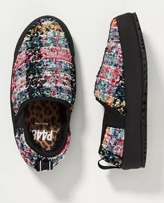 Anthropologie P448 Colorful LABY Slipper Textile Upper & Fur Lining  EU 39  Retail $168 New w/o Box-Insole and sole marked to prevent store returns This comes out of a retail setting and may have been tried on Wool upper Polyester insole Rubber sole Slip-on styling Italy Reminder List, Change Inspiration, Italian Craftsmanship, Italy Fashion, Outdoor Fashion, Store Display, Gucci Mules, Vans Classic Slip On Sneaker, Shoe Game