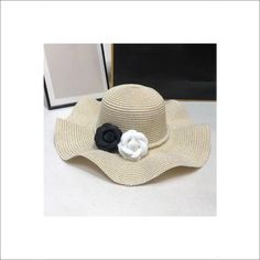 Stay cool and stylish at the beach with our Beach Wave Flower Pearl Band Foldable Straw Hat. Its unique design showcases a charming flower pearl band and provides sun protection. Easily folds for on-the-go convenience. A must-have accessory for any beach lover. ONE PC BEACH WAVE FLOWER PEARL FOLDABLE ADJUSTABLE STRAW HAT 'More Information' Decoration Pearls, Flowers Material Straw Pattern Type Solid Adjustable One Size Summer Sun Hat, Trendy One Size Sun Hat For Beach Season, Beige Sun Hat For Poolside Spring Occasions, Beige Sun Hat For Poolside Spring, Uv Protection Beach Hats One Size, Beige Sun Hat For Summer, Uv Protection Hats For Beach, Adjustable Straw Hat For Beach Season, Straw Sun Hat For Summer, One Size