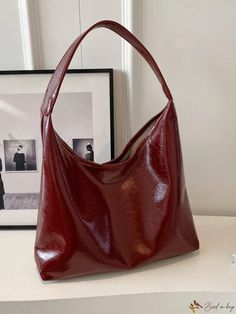 Bird in Bag - Soft Leather Large Capacity Shoulder Bag for Women Brown Leather Knee High Boots, Hobo Bag Patterns, Minimalist Tote Bag, Red Leather Bag, Slouchy Bag, Vintage Leather Bag, Red Purses, Bridal Event