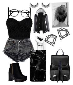 "Modern Emo" by peachycactus01 ❤ liked on Polyvore featuring Aspinal of London, Harper & Blake, Myia Bonner and modern Emo Summer Outfits, Emo Summer, Cute Emo Outfits, Oldest Sister, Hayley Marshall, Teenage Outfits, White Outfit, Tween Outfits, Really Cute Outfits