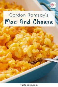 Gordon Ramsay’s Mac And Cheese Best Homemade Pasta, Gordon Ramsay Dishes, Gordon Ramsey Recipes, Cheese At Home, Traditional Thanksgiving Recipes, Gordon Ramsay Recipe, Homemade Pasta Recipe, Macaroni Cheese Recipes