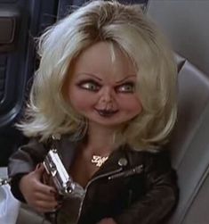 Bride Of Chucky Doll, Chucky Pfp, Tiffany Bride Of Chucky, Tiffany Bride, Tiffany Valentine, Chucky Movies, Chucky Doll, Color Balayage, Bride Of Chucky