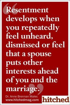 Resentment develops when you repeatedly feel unheard, dismissed or feel that a… The Embrace, Marriage Relationship, Relationship Memes, Marriage Tips, Marriage Quotes, Happy Marriage, Married Life, Marriage Advice