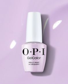 OPI Gel #GC F83 - Polly Want Polishuer? / Intelli-Gel Opi Polly Want A Lacquer, Prep Nails, Interview Nails, Nail Polish Gift Set, Nail Polish Gift, Gel Lamp, Fall Nail Trends, Damaged Nails, Pearl Shop