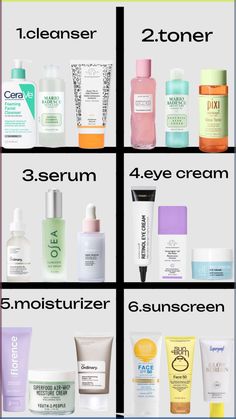 6 step skincare routine credit #trinb233 Sunday Selfcare, Zero Waste Skincare, Facial Massage Techniques, Steps Skincare, Home Facial, Retinol Eye Cream, Glow Tonic, Night Time Skin Care Routine, Morning Skincare