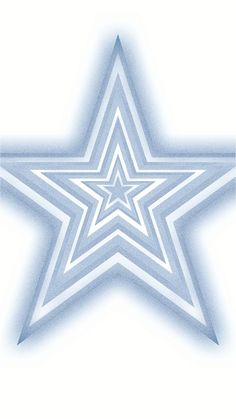 a white star with blue stripes on it