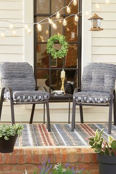 Spring front porch Spring Front Porch Ideas, Spring Front Porch, Front Porch Ideas, Porch Ideas, Spring Decor, Front Porch