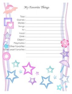 a pink and blue baby shower game with stars on the bottom, in front of a white