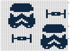 a cross stitch pattern with an image of a man's face and mustaches