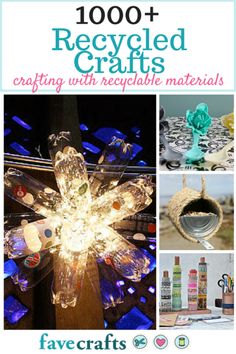 the cover of this book is filled with crafts and crafting items, including lights